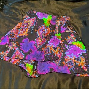 True 90s vintage psychedelic skort